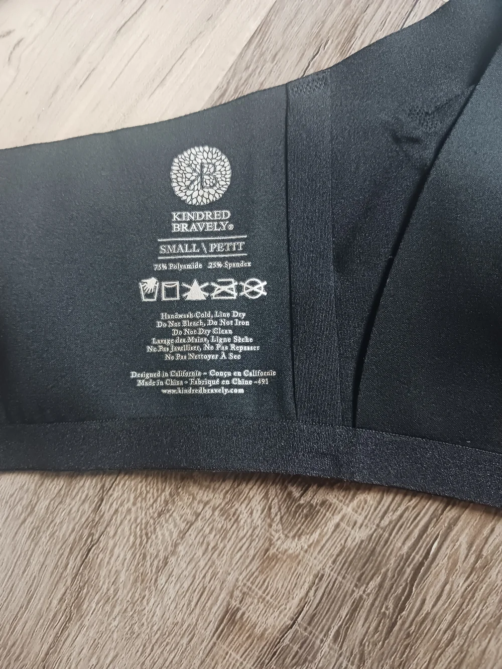 Kindred Bravely Black Seamless Wireless Nursing Bra